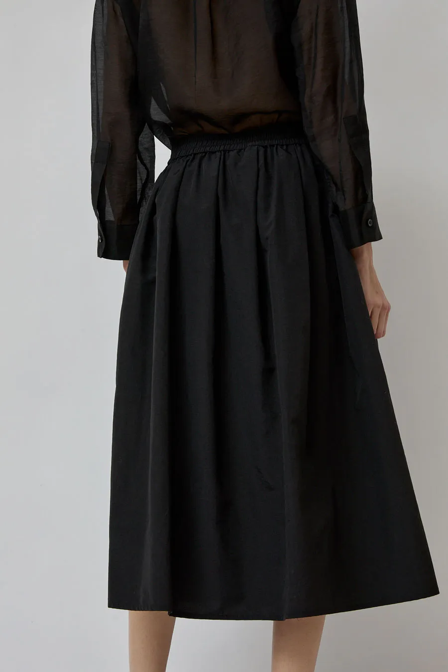 No.6 Mel Skirt in Black Nylon sold by No. 6 product image thumbnail 3