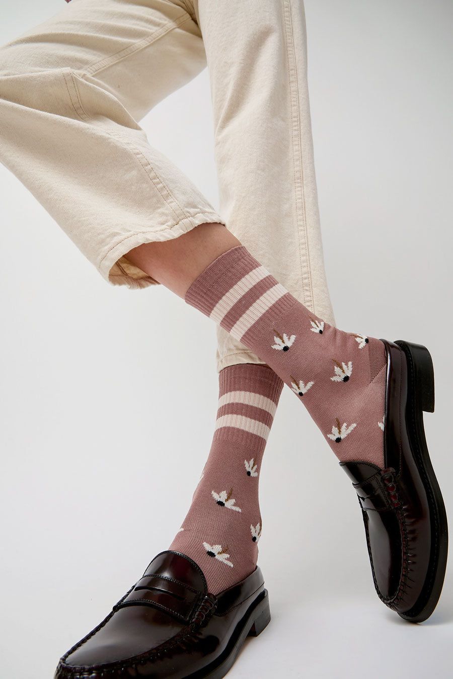 Exquisite J Daisy Socks in Taupe sold by No. 6 product image thumbnail 4