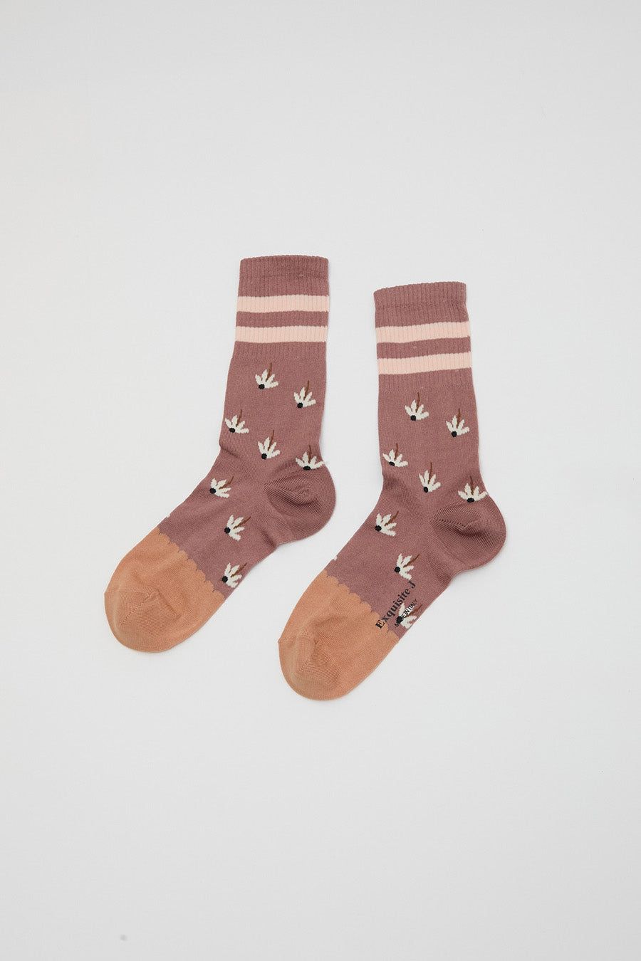 Exquisite J Daisy Socks in Taupe sold by No. 6 product image thumbnail 2