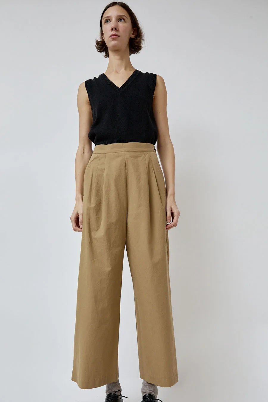 No.6 Jacob Pant in Khaki sold by No. 6
