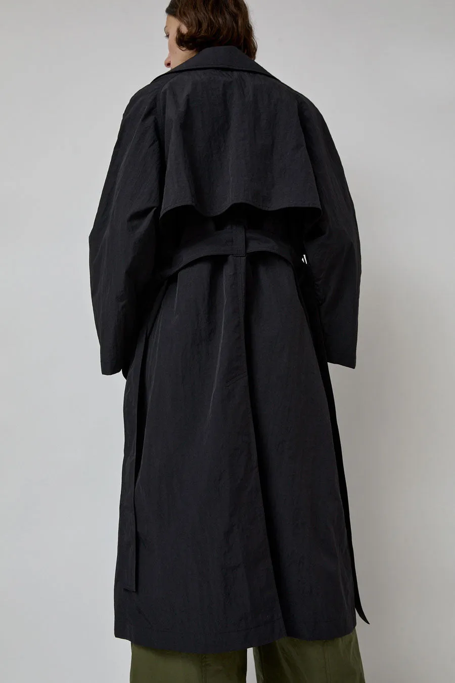 No.6 Peterman Trench in Black sold by No. 6 product image thumbnail 5
