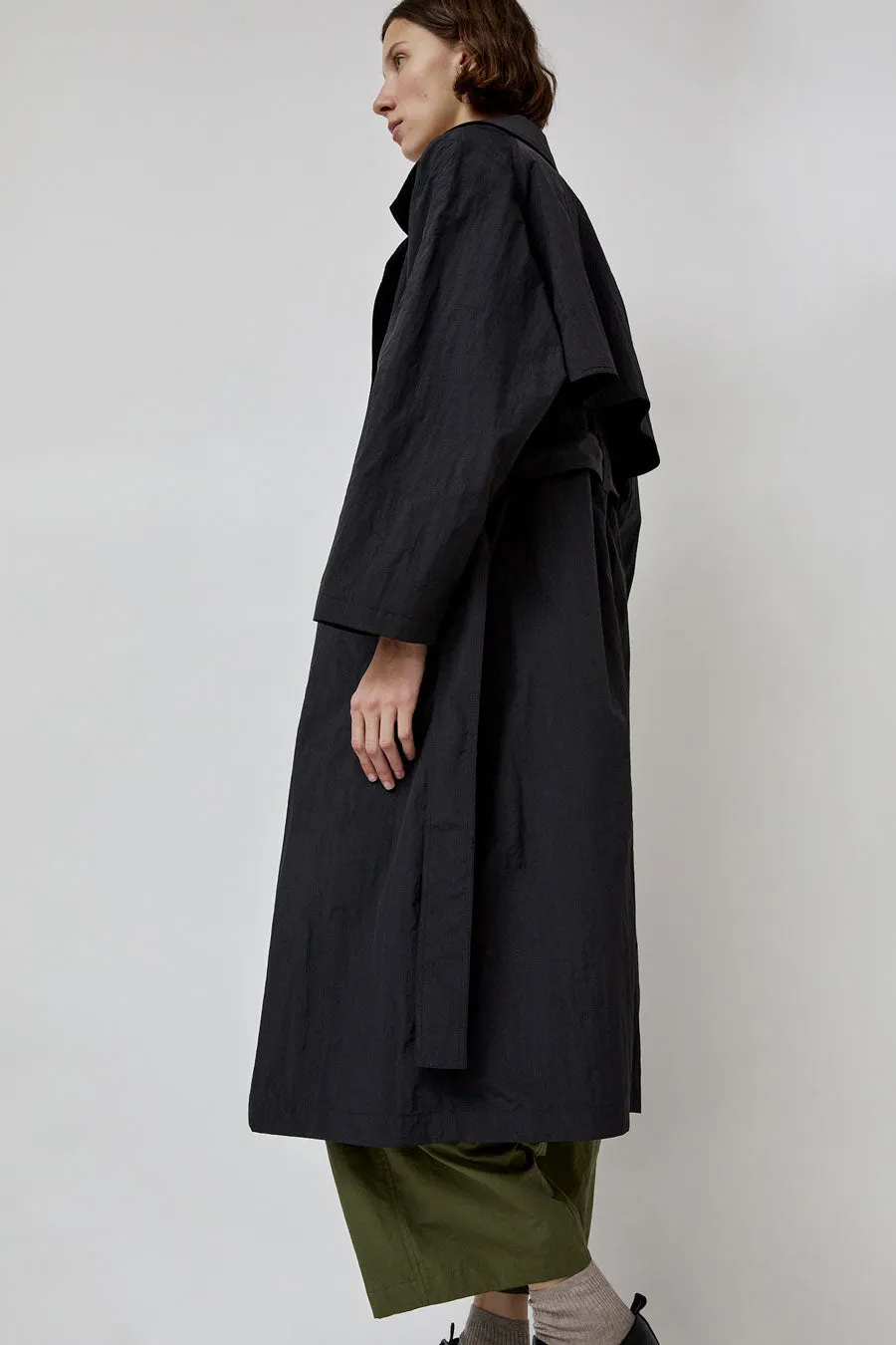 No.6 Peterman Trench in Black sold by No. 6 product image thumbnail 4