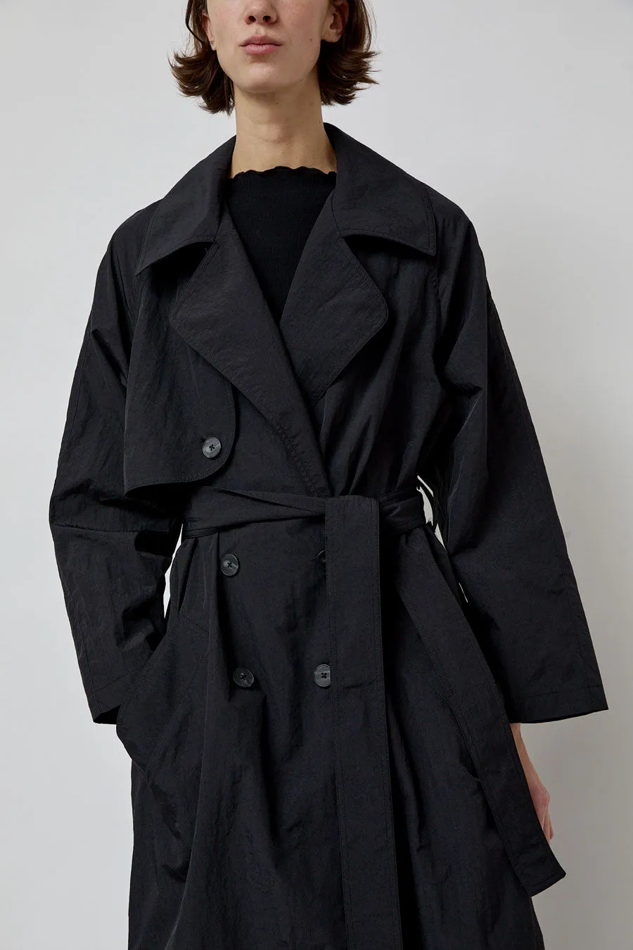 No.6 Peterman Trench in Black sold by No. 6 product image thumbnail 2