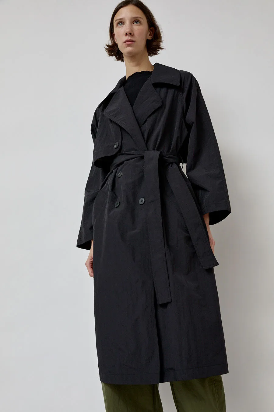 No.6 Peterman Trench in Black sold by No. 6 product image thumbnail 3