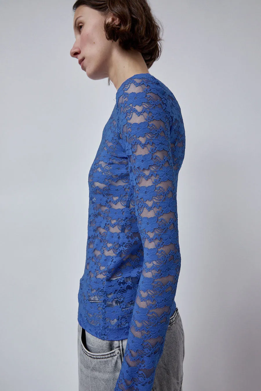 No.6 Ash Tee in Cornflower Lace sold by No. 6 product image thumbnail 3