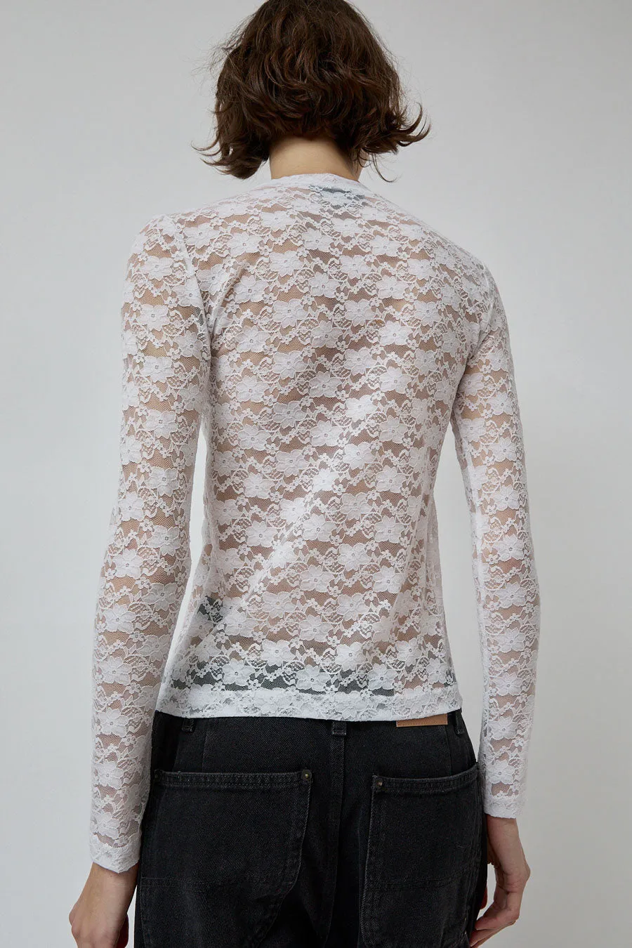 No.6 Ash Tee in White Lace sold by No. 6 product image thumbnail 5