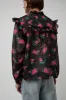 StandAlone Sheer Fringe Blouse in Roses sold by No. 6
