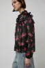 StandAlone Sheer Fringe Blouse in Roses sold by No. 6