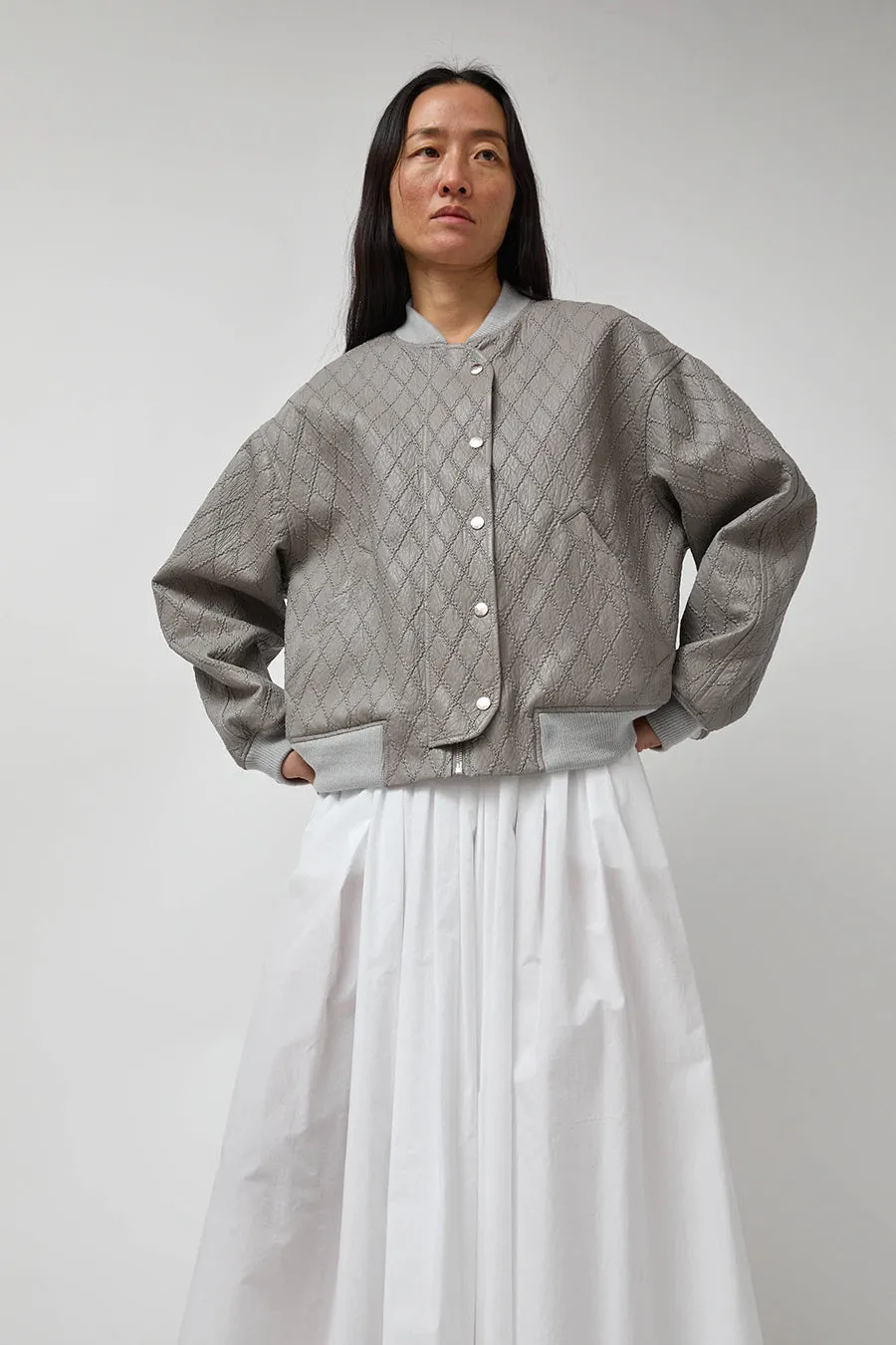 No.6 Theo Bomber in Grey Diamond sold by No. 6 product image thumbnail 4