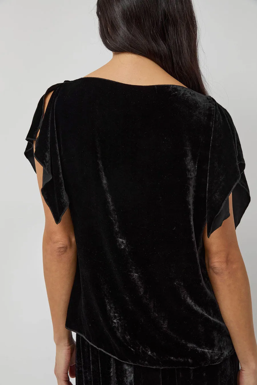 Baserange Olin Top in Black Velvet sold by No. 6 product image thumbnail 4