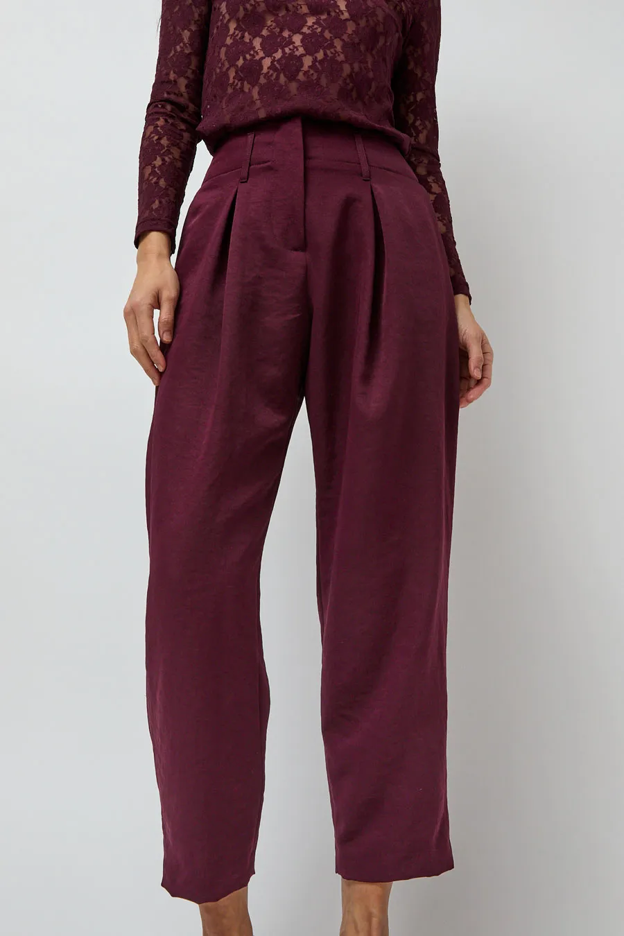 No.6 Hollis Pant in Wine sold by No. 6 product image thumbnail 3