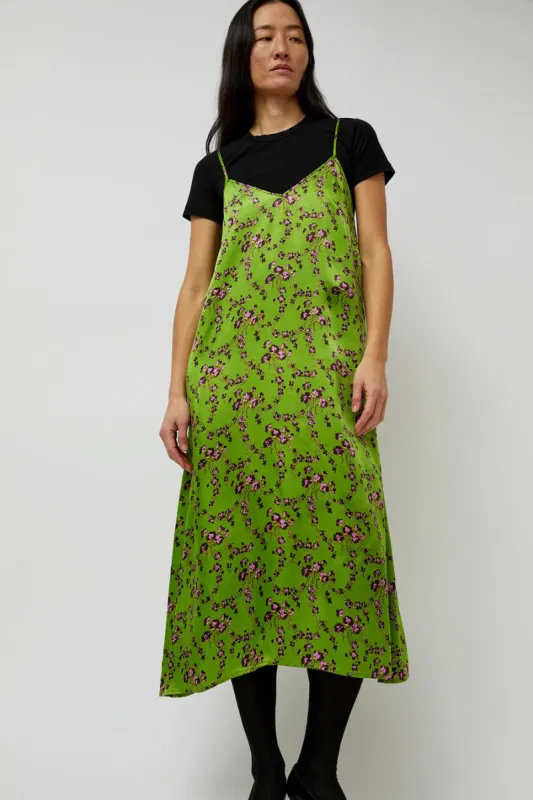 No.6 Sam Slip Dress in Green Trellis sold by No. 6