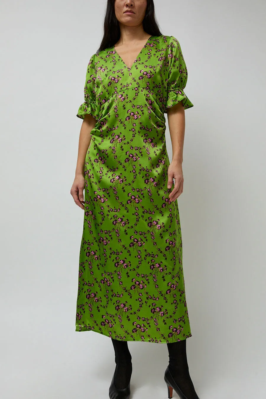 No.6 Luisa Dress in Green Trellis sold by No. 6