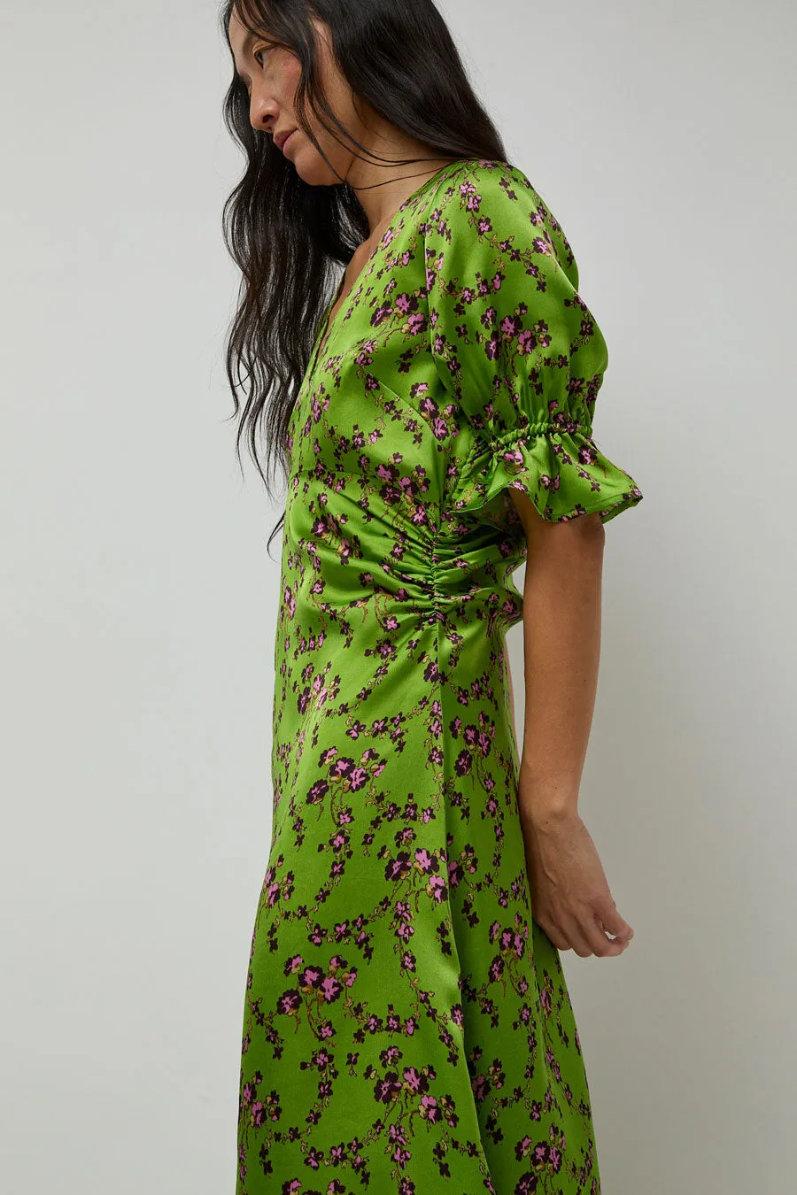 No.6 Luisa Dress in Green Trellis sold by No. 6 product image thumbnail 3