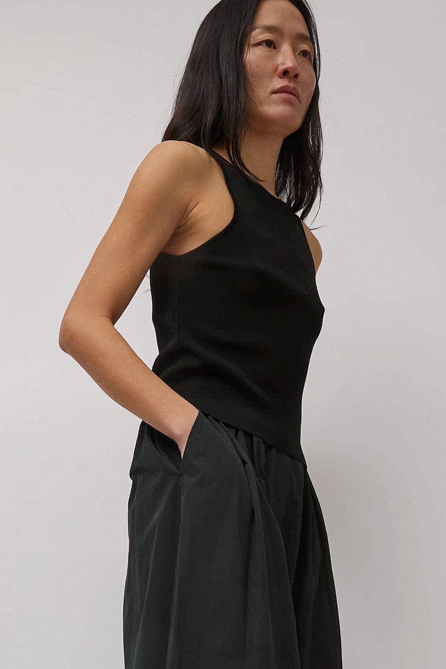 Amomento Cut-Out Sleeveless Top in Black sold by No. 6 product image thumbnail 2