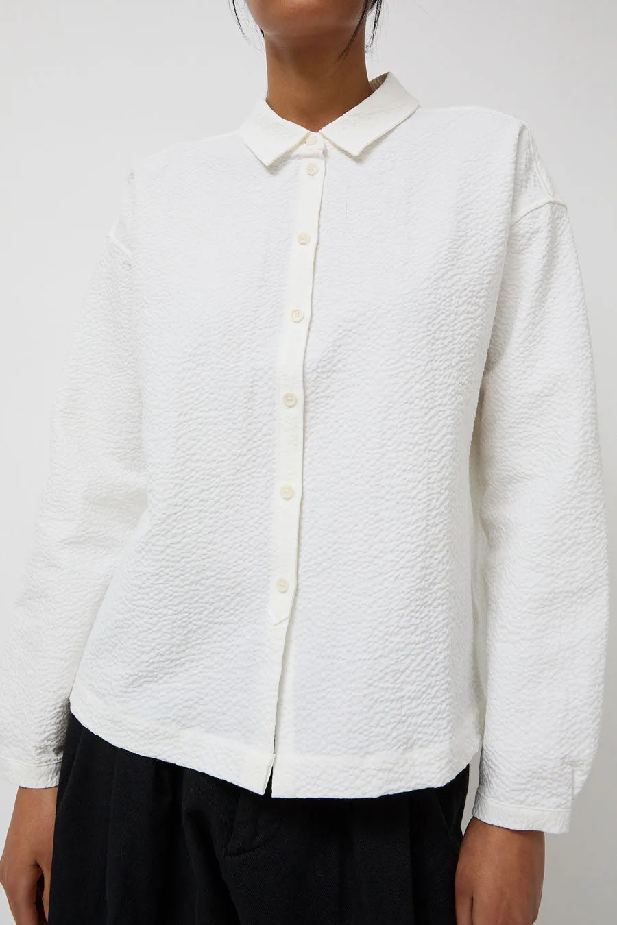 YMC Marianne Shirt in White sold by No. 6 product image thumbnail 3