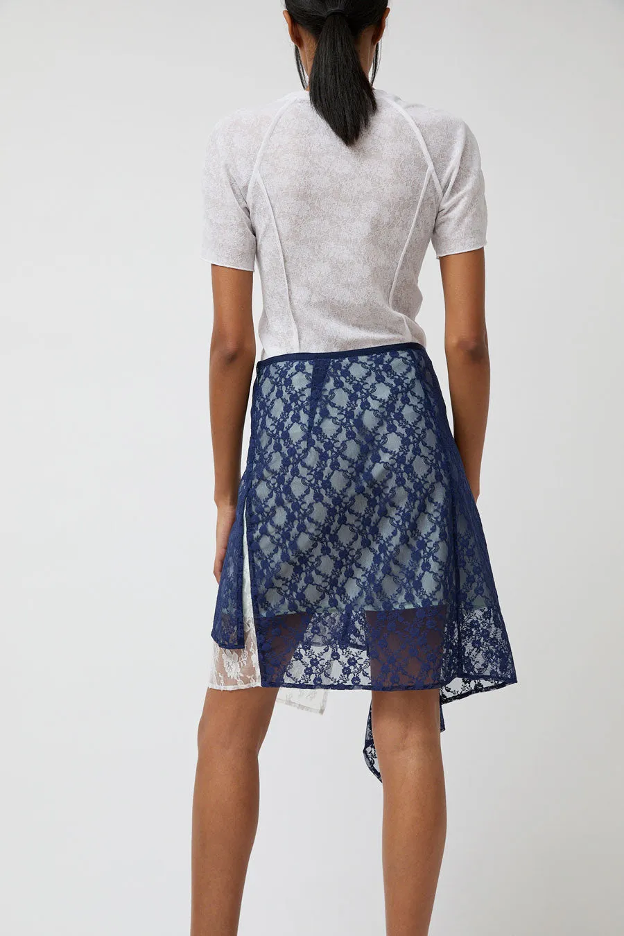 Anggae Layered Lace Skirt in Navy sold by No. 6 product image thumbnail 5