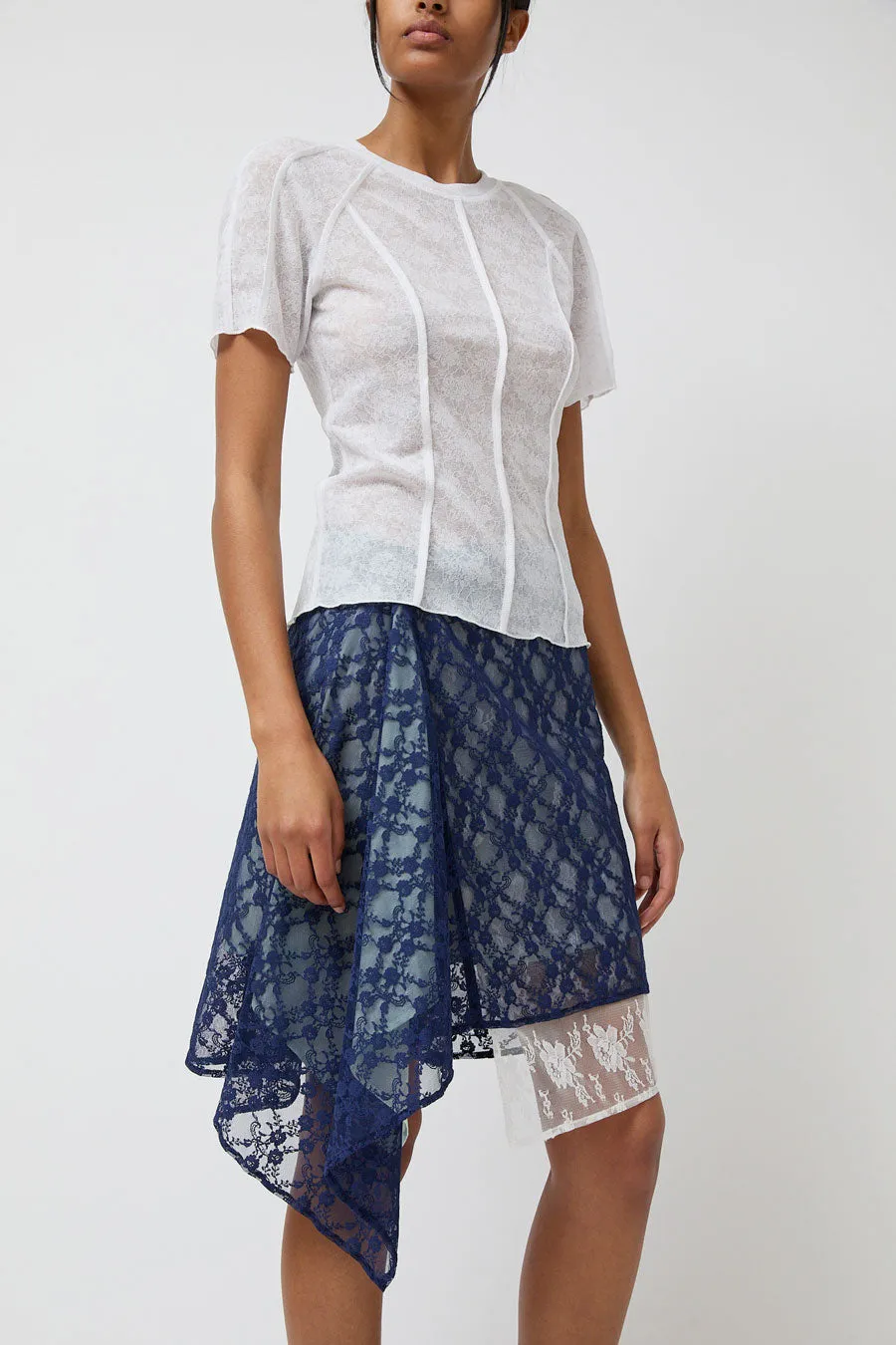 Anggae Layered Lace Skirt in Navy sold by No. 6 product image thumbnail 4