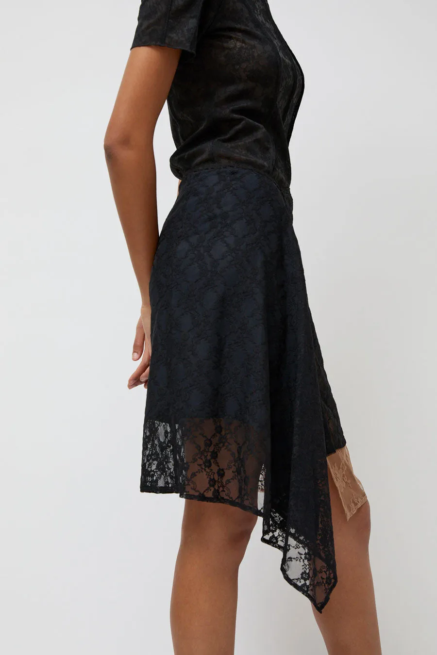 Anggae Layered Lace Skirt in Black sold by No. 6 product image thumbnail 2