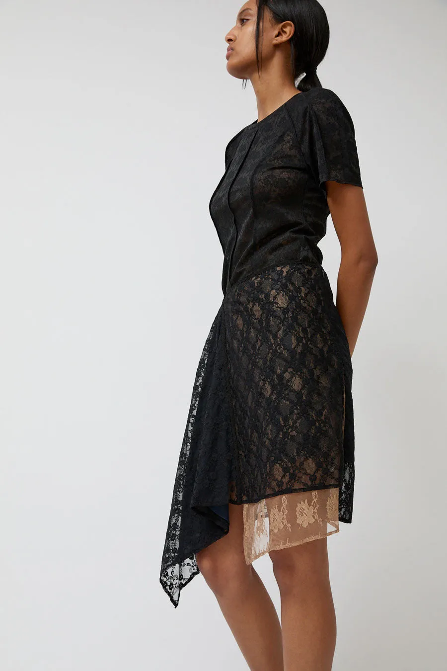 Anggae Layered Lace Skirt in Black sold by No. 6 product image thumbnail 5