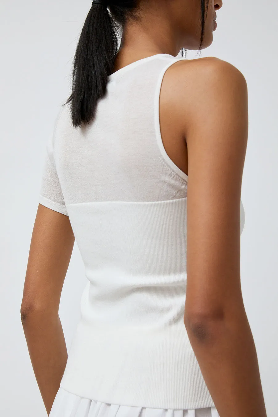 Anggae Asymmetrical Tube Top in Ivory sold by No. 6 product image thumbnail 5