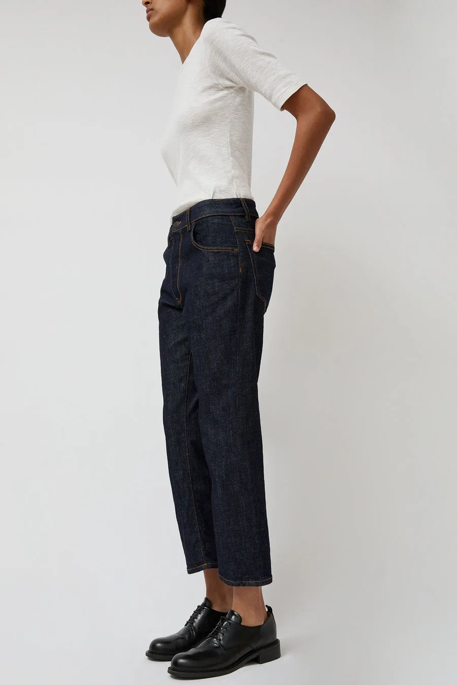6397 Shorty Jean in Dark Rinse sold by No. 6 product image thumbnail 5