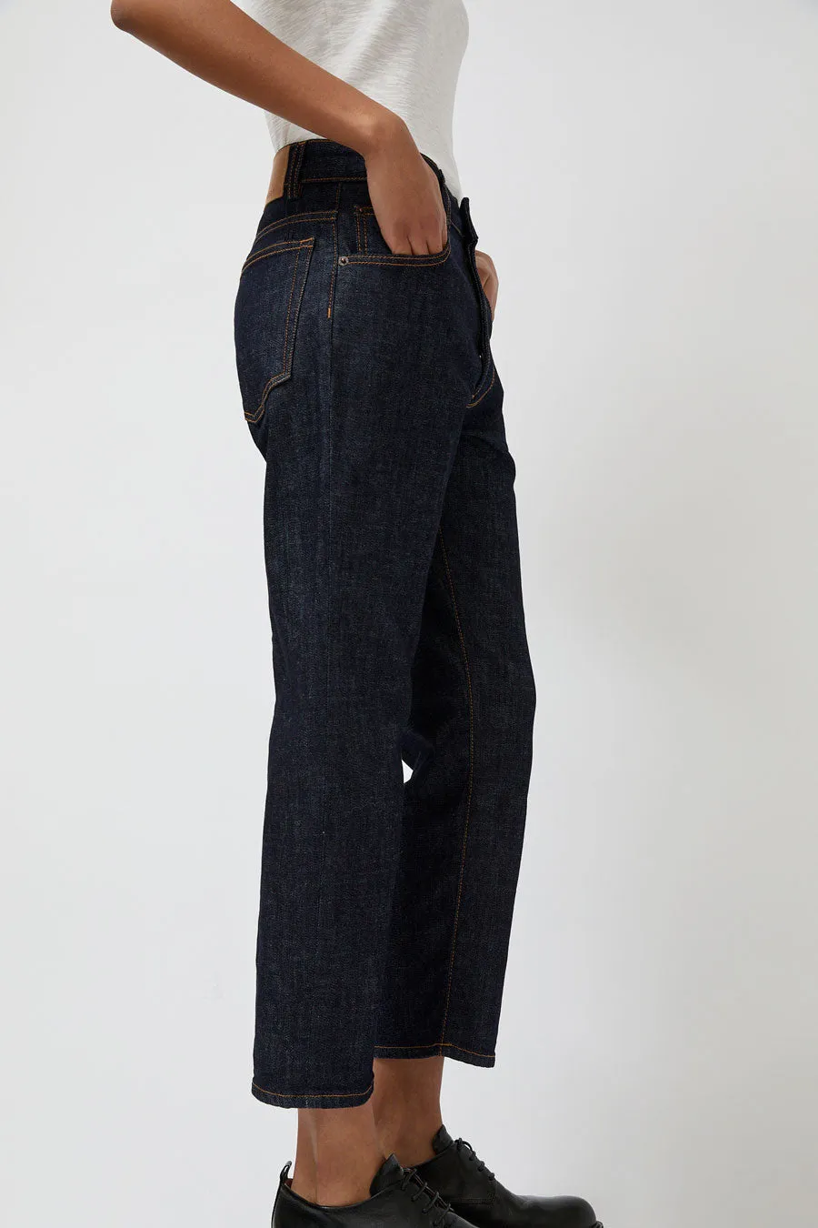 6397 Shorty Jean in Dark Rinse sold by No. 6 product image thumbnail 2