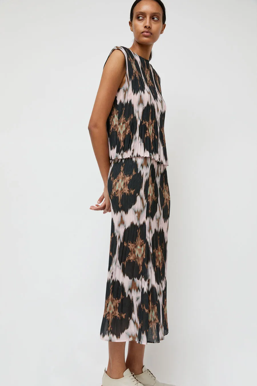 No.6 Hiro Skirt in Blush Ikat sold by No. 6 product image thumbnail 5