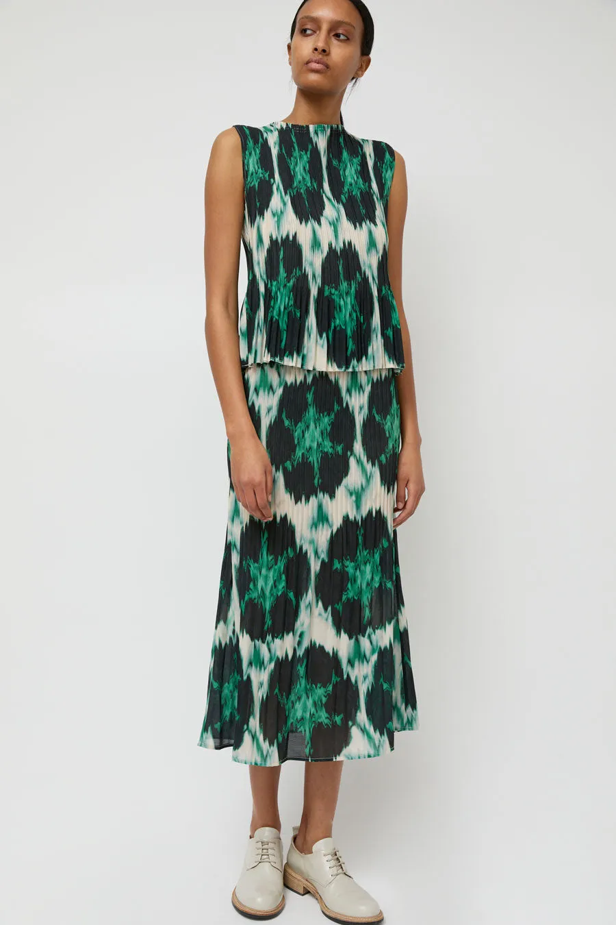 No.6 Rae Tank in Emerald Ikat sold by No. 6 product image thumbnail 5