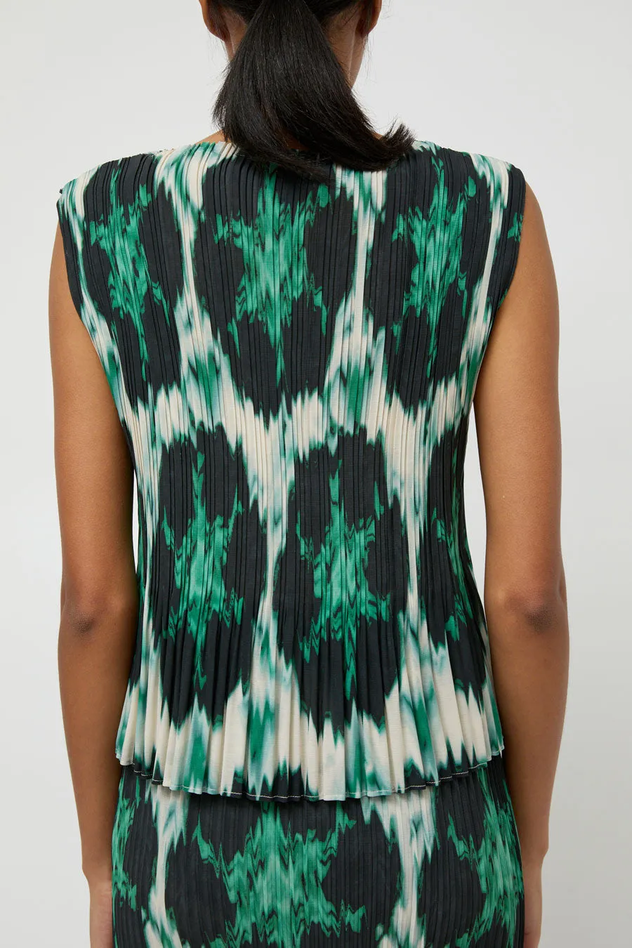 No.6 Rae Tank in Emerald Ikat sold by No. 6 product image thumbnail 4