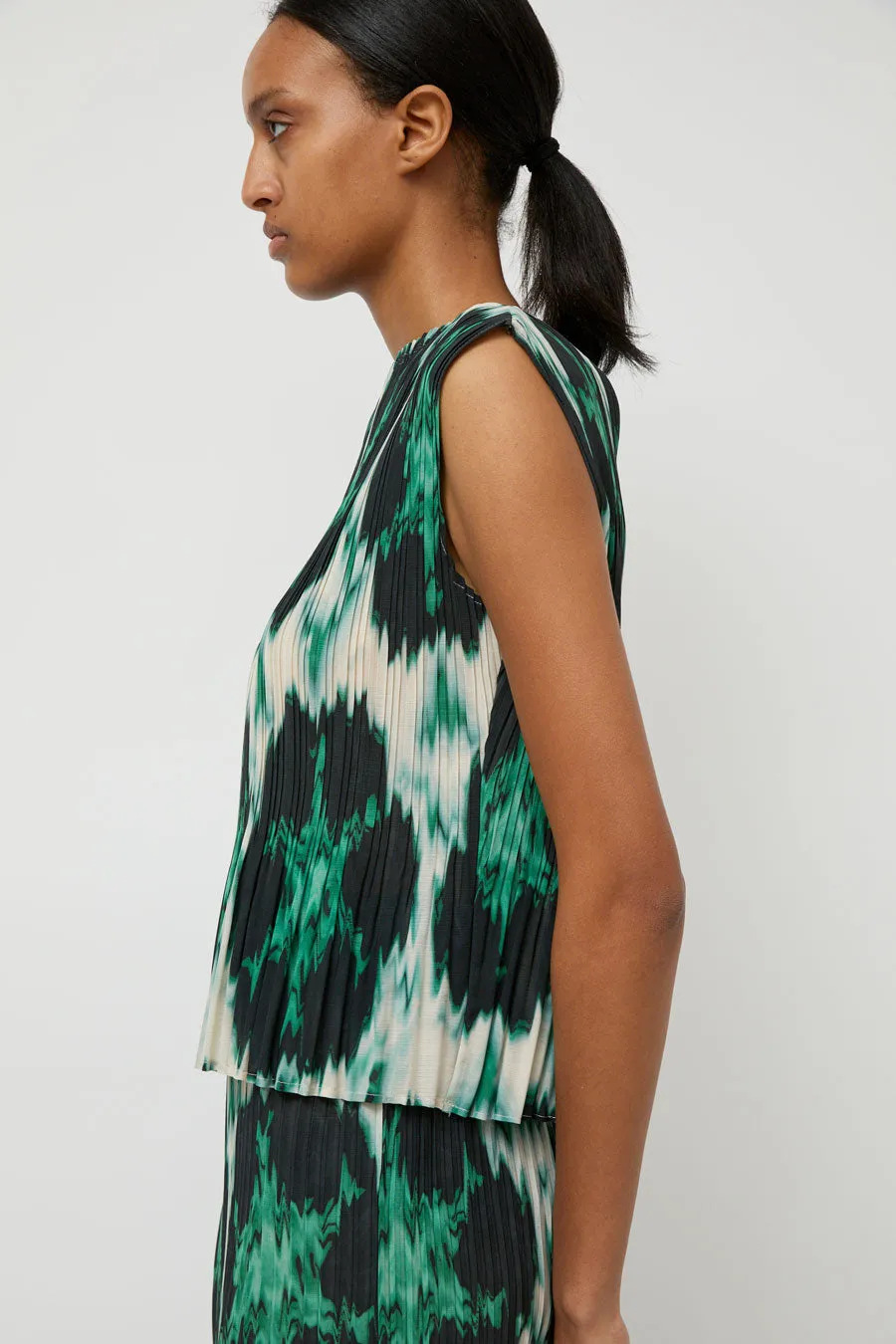 No.6 Rae Tank in Emerald Ikat sold by No. 6 product image thumbnail 2