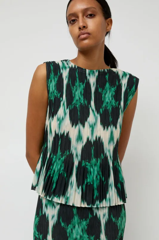 No.6 Rae Tank in Emerald Ikat sold by No. 6