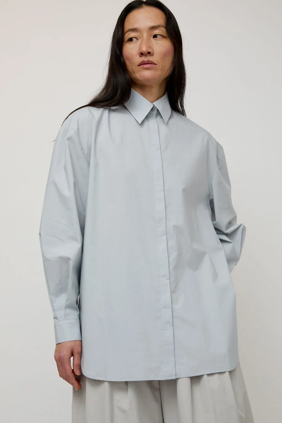 Amomento Oversize Shirts in Light Blue sold by No. 6