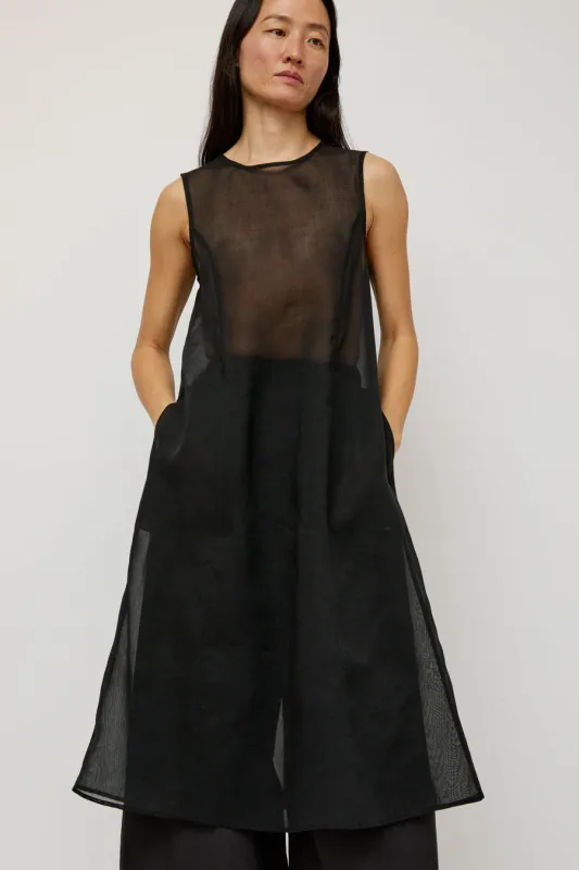 Amomento Sheer Long Dress in Black sold by No. 6
