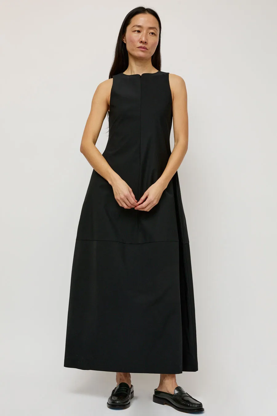 Amomento Hourglass Long Dress in Black sold by No. 6