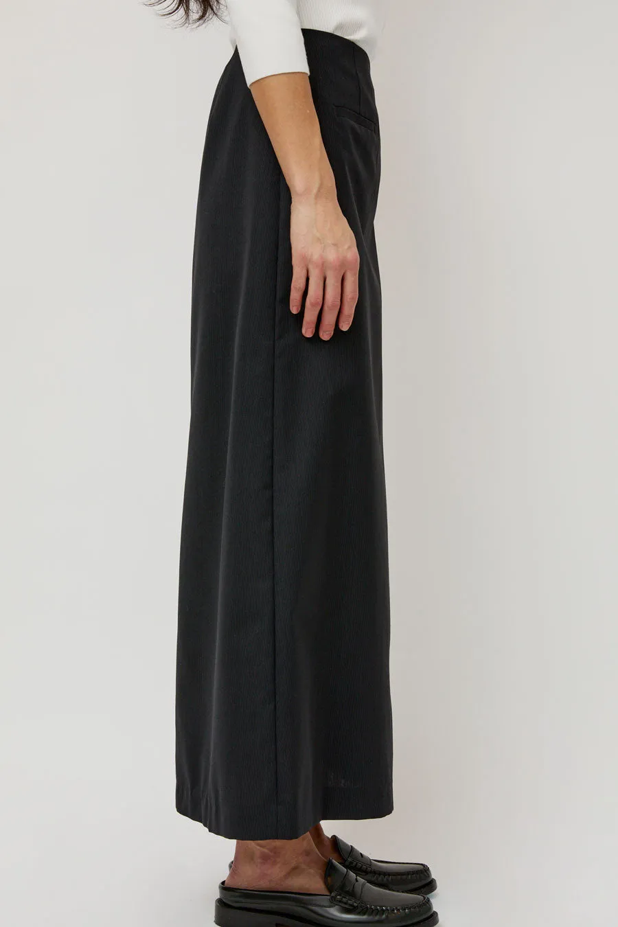 Amomento Stripe Maxi Long Skirt in Black sold by No. 6 product image thumbnail 2