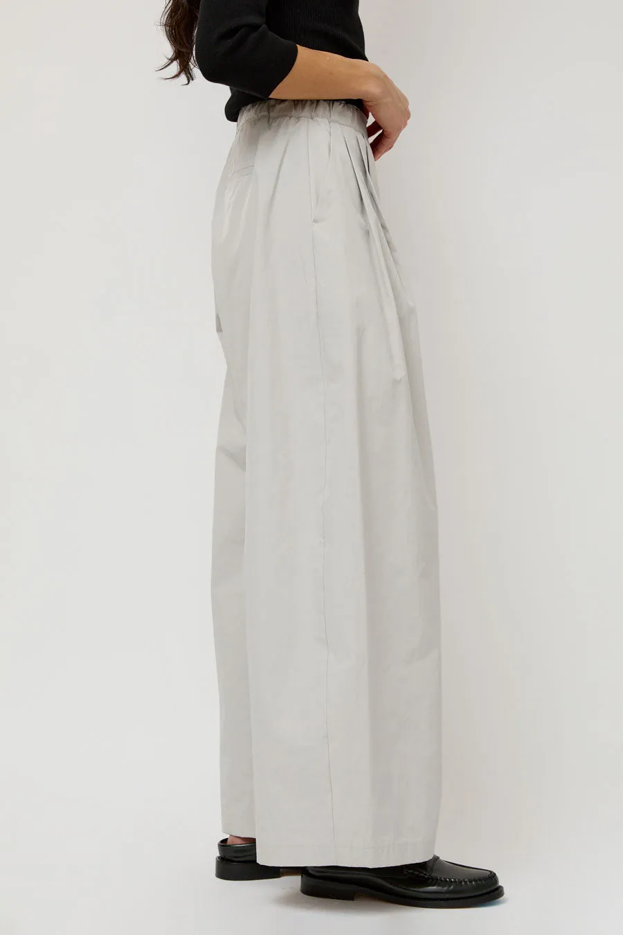 Amomento Three Tuck Banding Pants in Grey sold by No. 6 product image thumbnail 4
