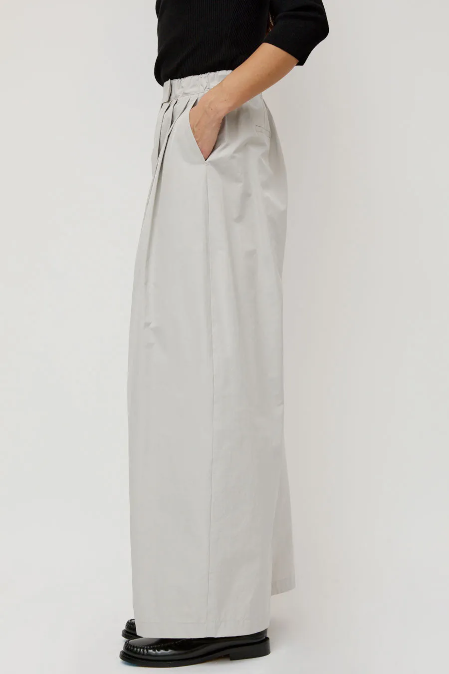 Amomento Three Tuck Banding Pants in Grey sold by No. 6 product image thumbnail 2