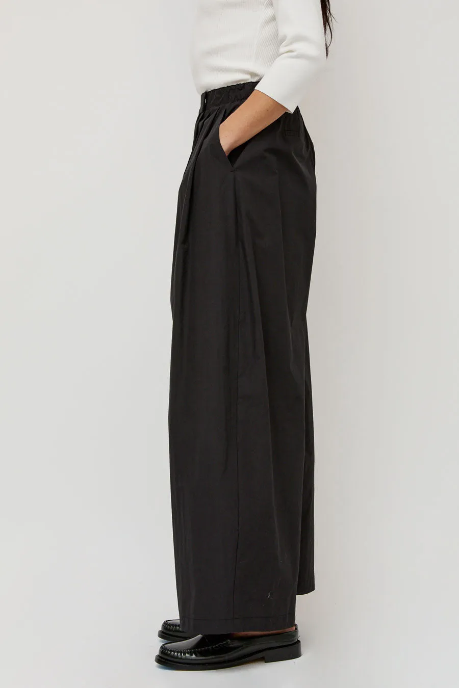 Amomento Three Tuck Banding Pants in Black sold by No. 6 product image thumbnail 4