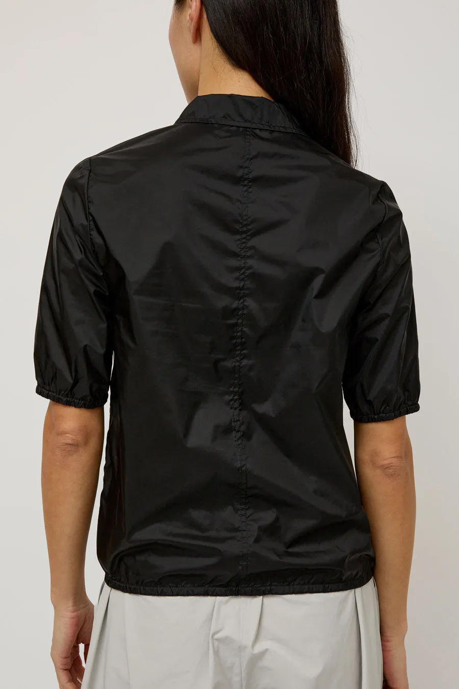 Amomento Sheer Half Zip Up Top in Black sold by No. 6 product image thumbnail 4