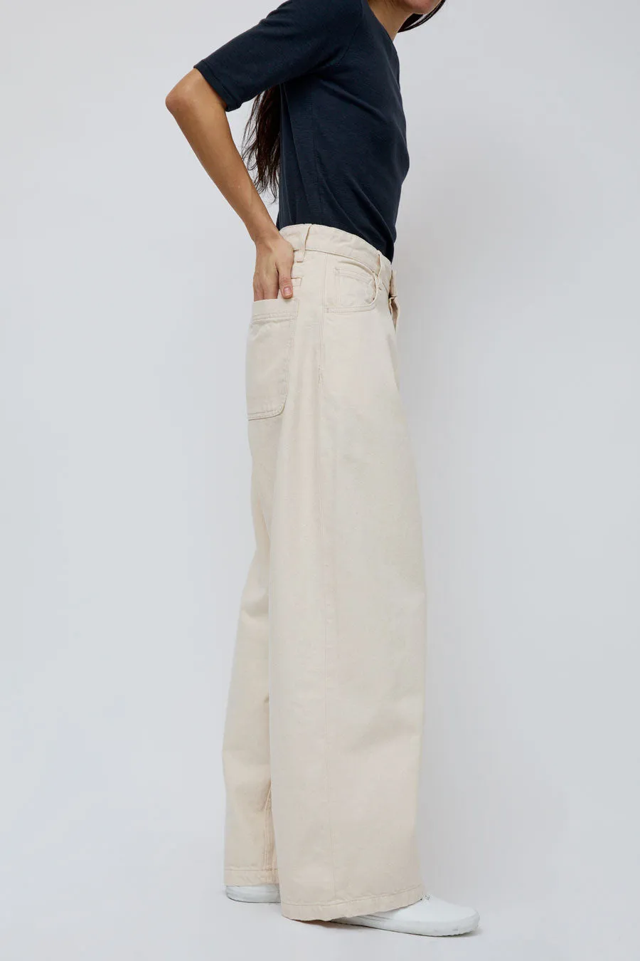 YMC Replacement Jean in Ecru sold by No. 6 product image thumbnail 3