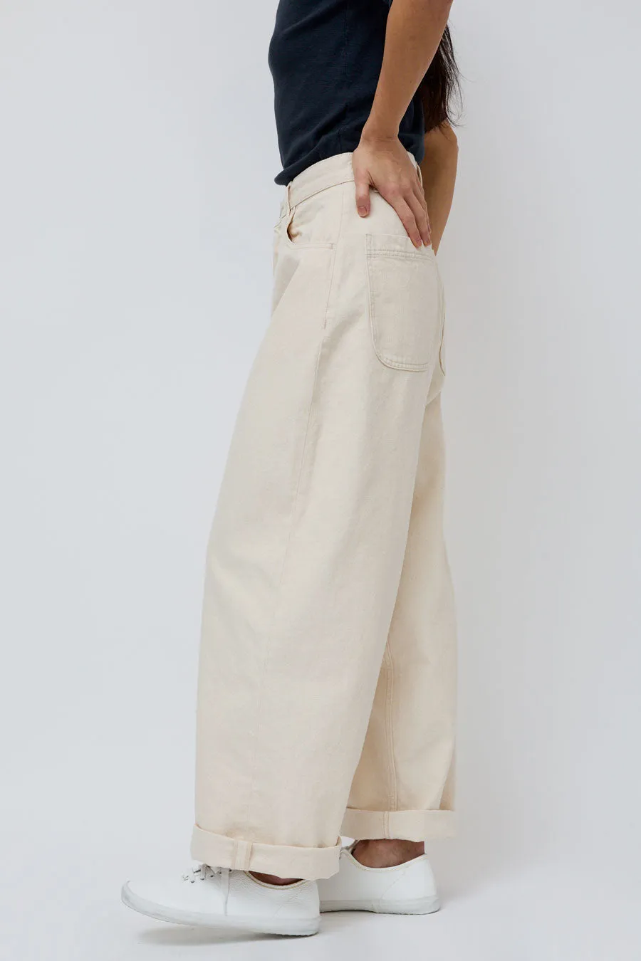 YMC Replacement Jean in Ecru sold by No. 6 product image thumbnail 4