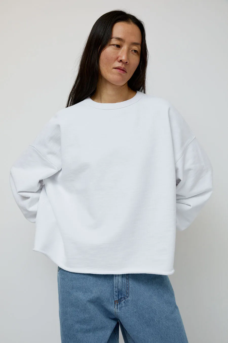 YMC Studio Sweatshirt in White sold by No. 6 product image thumbnail 3