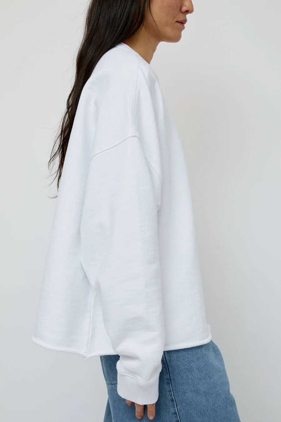 YMC Studio Sweatshirt in White sold by No. 6 product image thumbnail 4