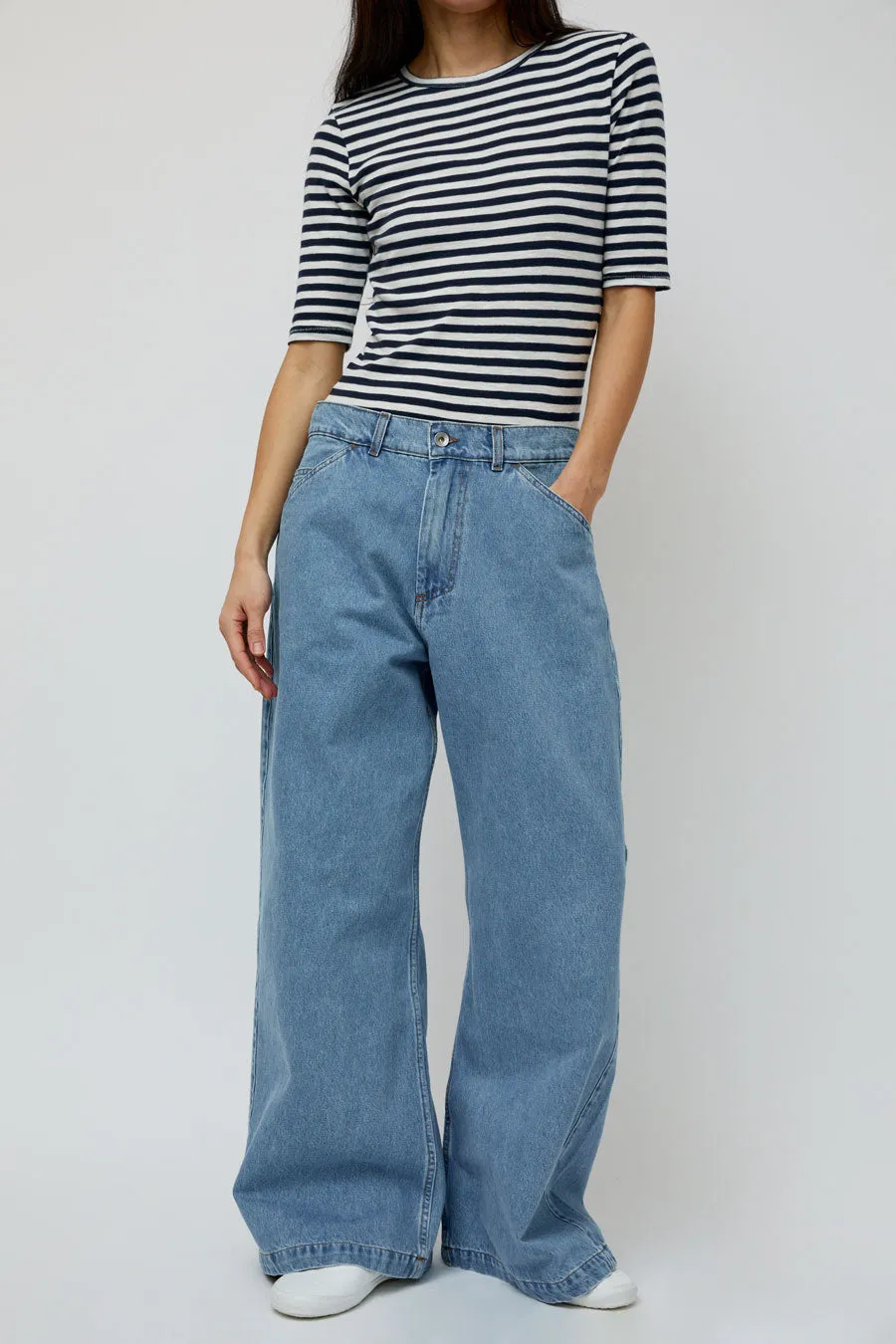 YMC Courtney Jean in Blue sold by No. 6