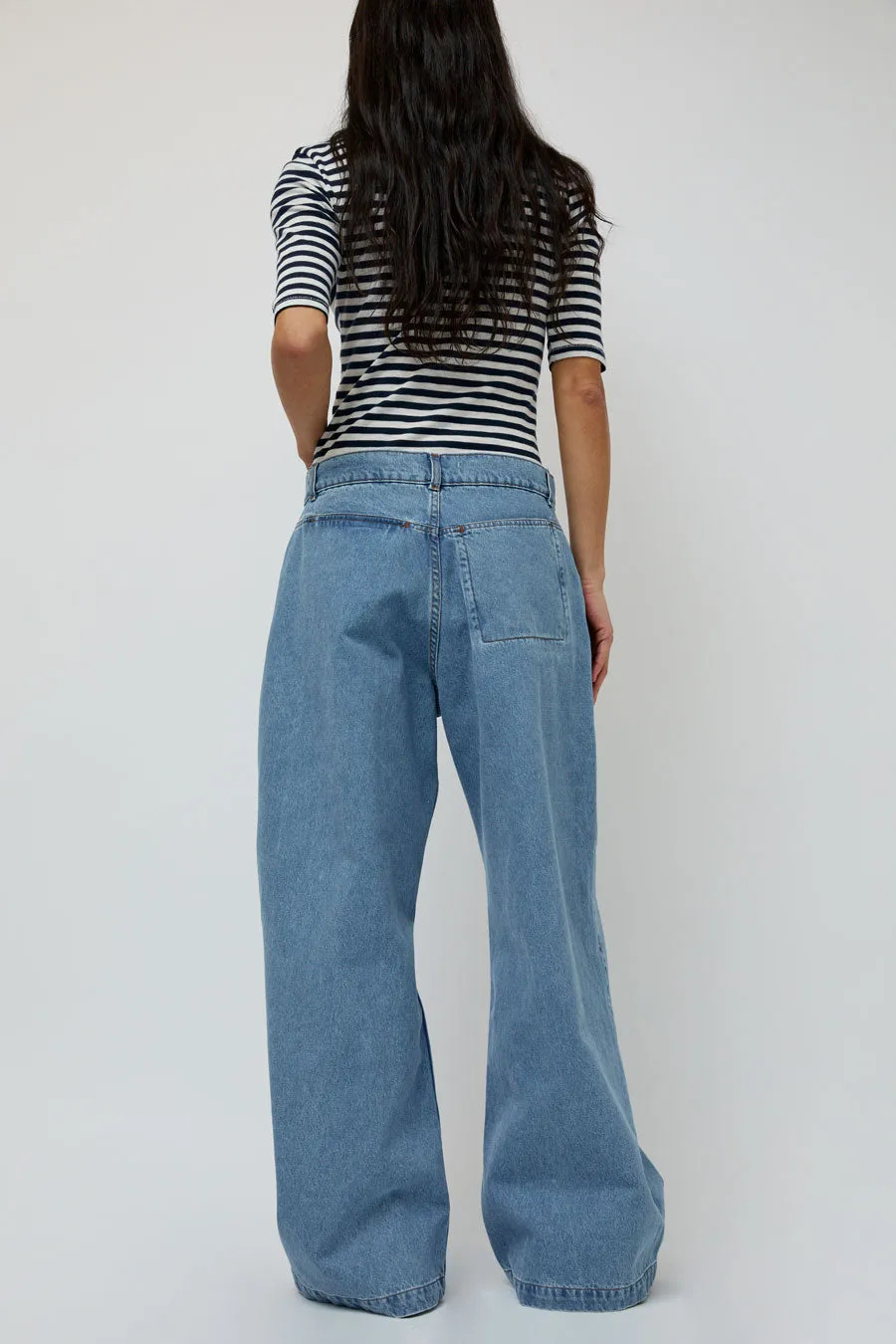 YMC Courtney Jean in Blue sold by No. 6 product image thumbnail 5
