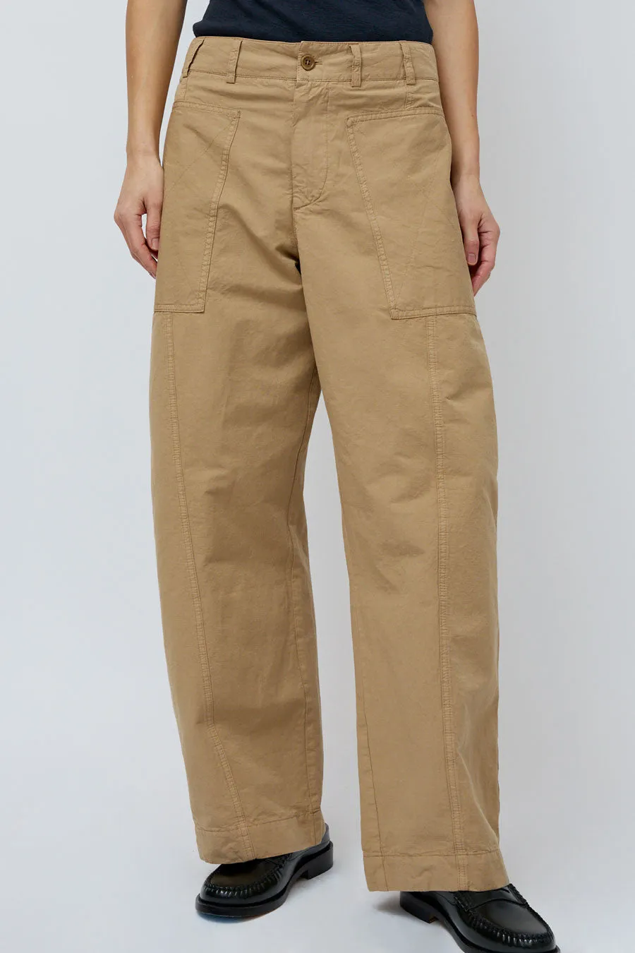 YMC Peggy Trouser in Sand sold by No. 6 product image thumbnail 4