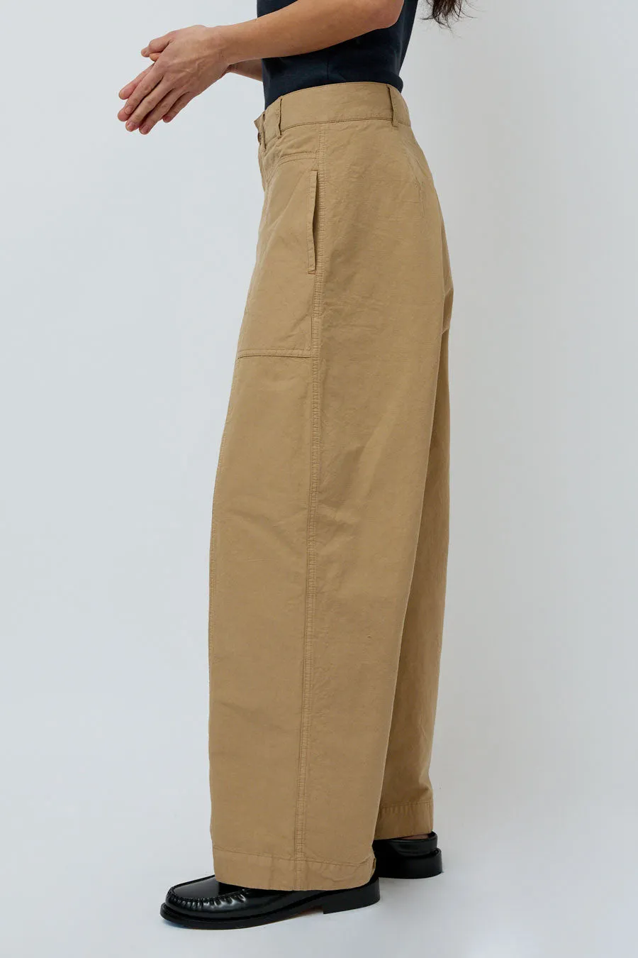 YMC Peggy Trouser in Sand sold by No. 6 product image thumbnail 3