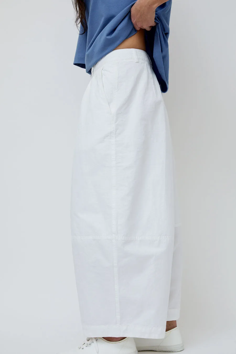 YMC Deadbeat Trouser in White sold by No. 6 product image thumbnail 3