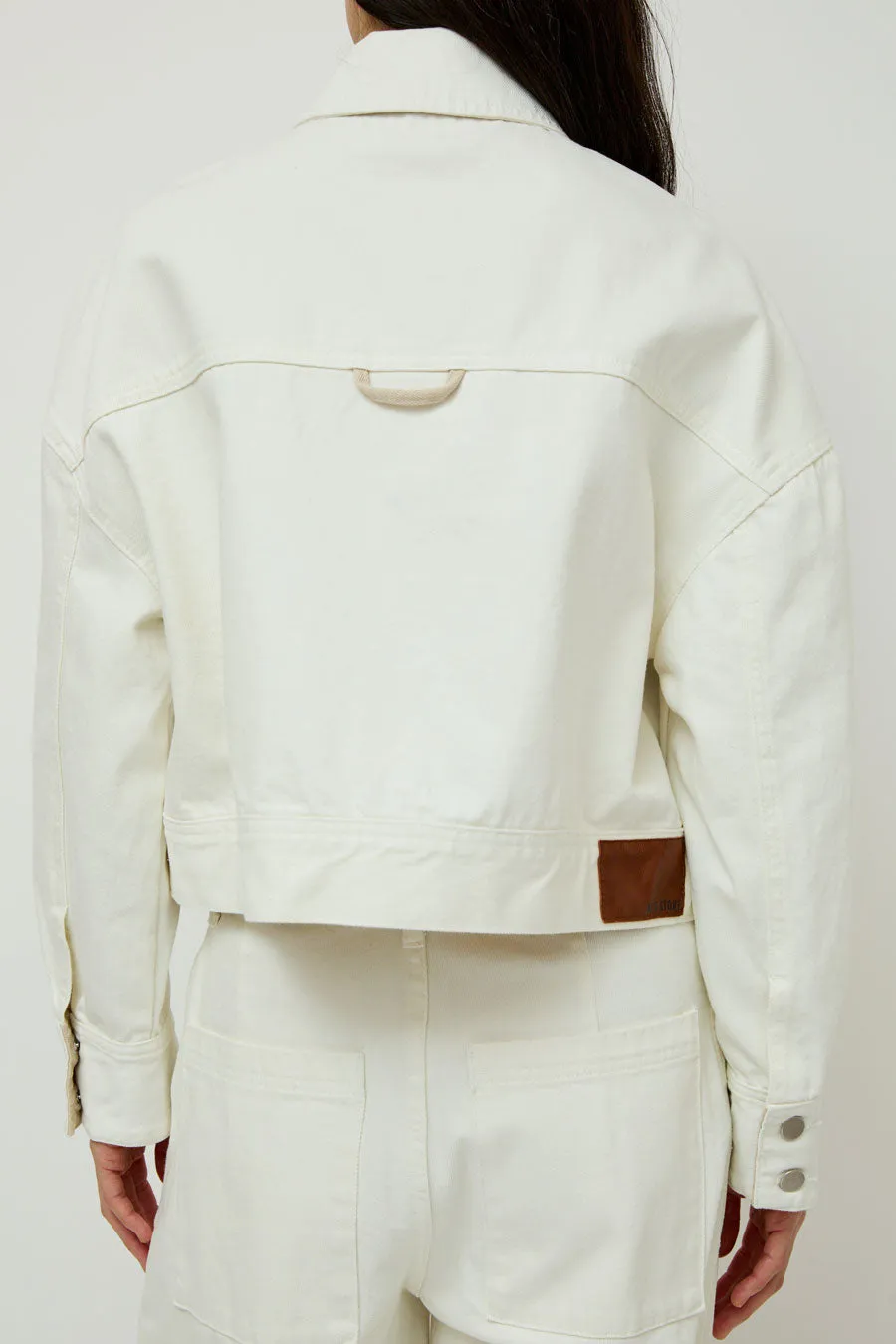 No.6 Eva Jacket in White and Stone sold by No. 6 product image thumbnail 5